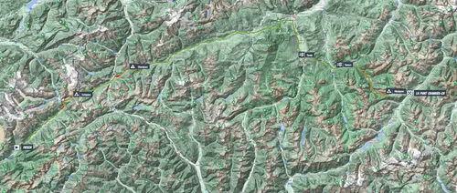Map Tour de Suisse 2023 stage 5