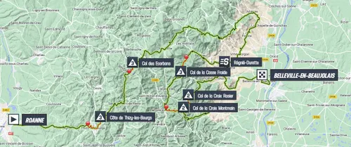 Map Tour de France 2023 stage 12