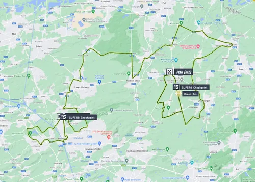 Mapa da etapa 4 do Tour 2023 da Renewi