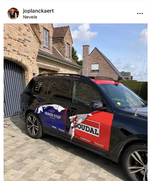 Publication in X by &nbsp;Jo Planckaert which was later removed.