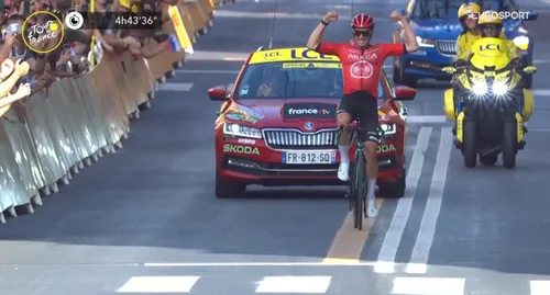 &nbsp;Kevin Vauquelin dá à Arkéa a sua primeira vitória na Volta a França
