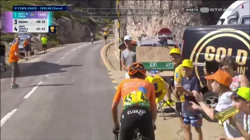 Mikel Bizkarra esteve muito bem na chegada ao Alto da Torre na Volta a Portugal