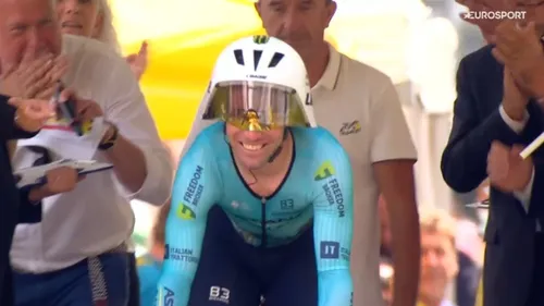 Cavendish na rampa de partida para a ultima etapa da sua carreira na Volta a França