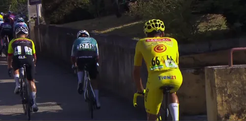 Rafael Reis cedeu numa fase inicial da última subida