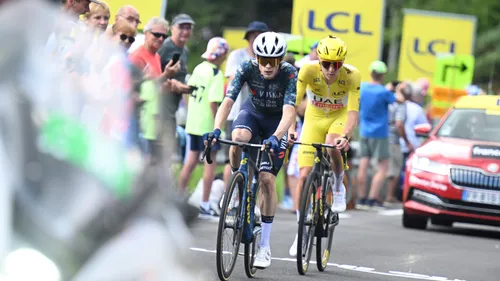 Tadej Pogacar and Jonas Vingegaard at the 2024 Tour de France. @Imago