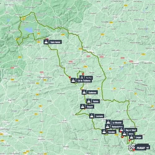 Map Bretagne Classic 2024