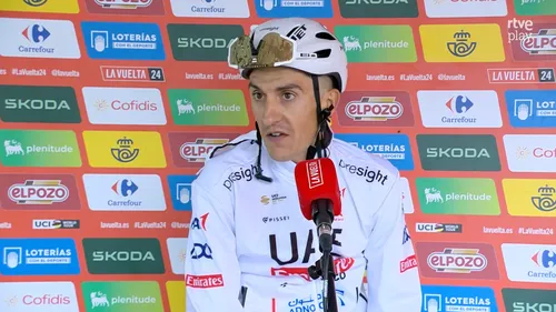 Soler após a vitória nos Lagos de Covadonga&nbsp;