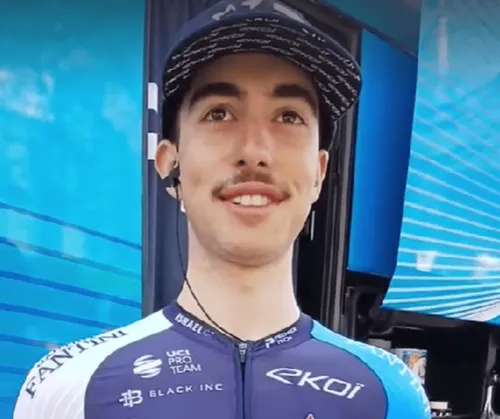 Daniel Lima durante o Gran Camiño 2025, prova onde contribuiu para a vitória na geral de Derek Gee