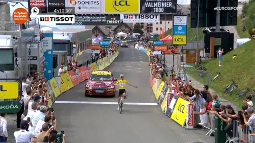 Tadej Pogacar voltou a vencer isolado no Criterium du Dauphiné