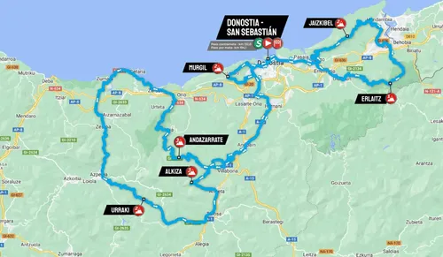 Mapa Clásica San Sebastian 2025