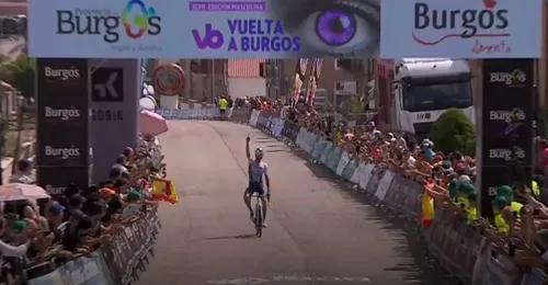 A vitória de Caruso na 4ª etapa da Volta a Burgos