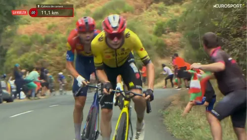 Vingegaard's attack on the final climb was brutal