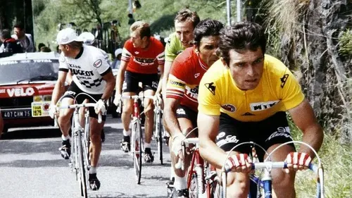 Joaquim Agostinho na Volta a França na etapa do Alpe d'Huez&nbsp;