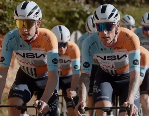 Jersey da NSN Cycling Team para a temporada de 2026