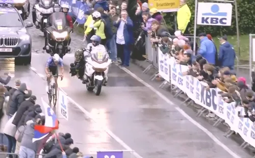The cobbles are over. The road is clear to the finish line at Onloop Het Nieuwsblad 2026