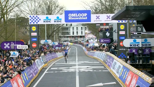 Mathieu van der Poel wins Omloop Het Nieuwsblad 2026