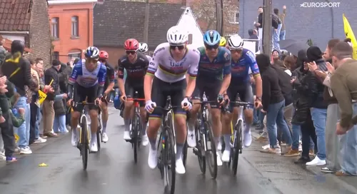 Rick Pluimers was part of the race's decisive move