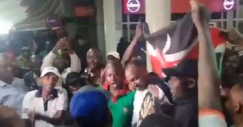 Peter Wachiuri was received as a hero upon return to Kenya