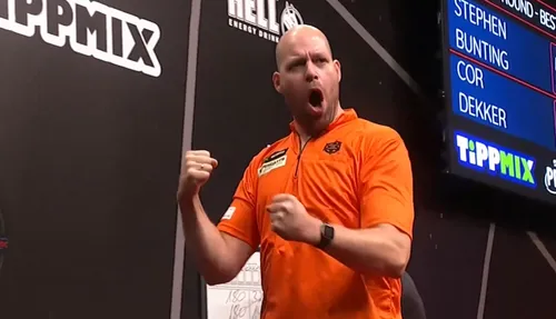 De Nederlandse Noor Cor Dekker gooide vorig jaar nog een negendarter op de European Tour