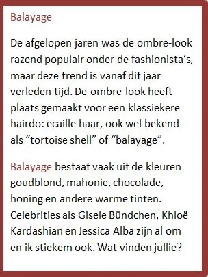 balayagetekst