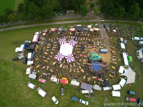 bovenaanzicht festival