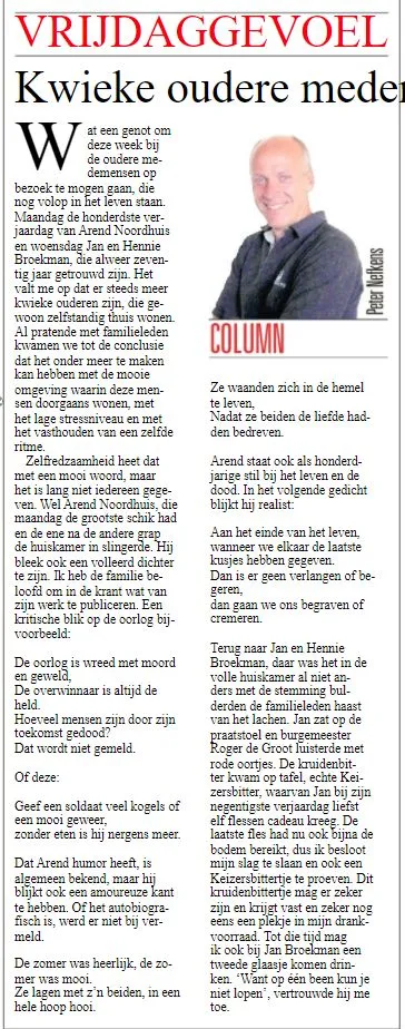 gedicht arend noordhuis