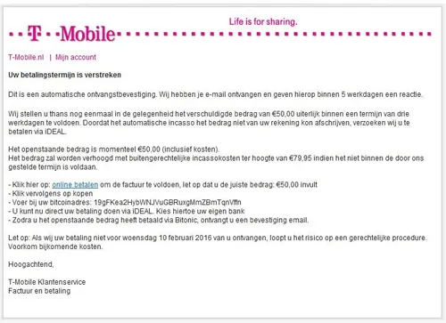 nepfactuur t mobile