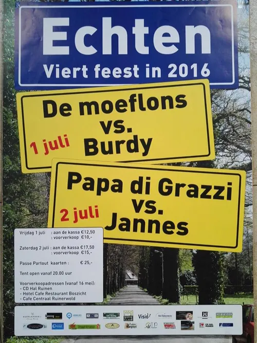 poster echtens feest 2016