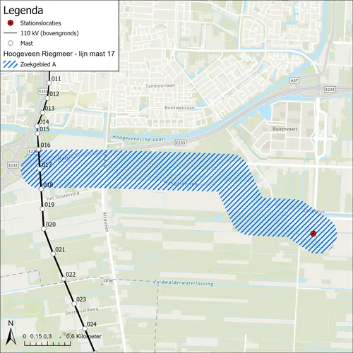 stm zoekgebied riegmeer lijn dedemsvaart