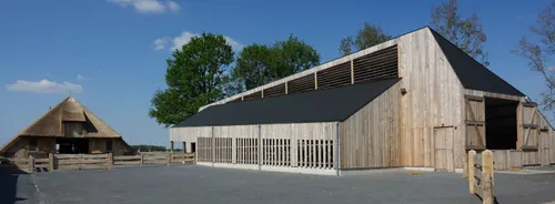 vroome schaapskooi ruinen foto het drentse landschap frans beune