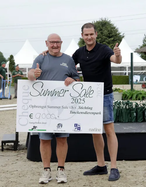 Summer Sale goed doel Jan Wever (links) en Mark van Triest