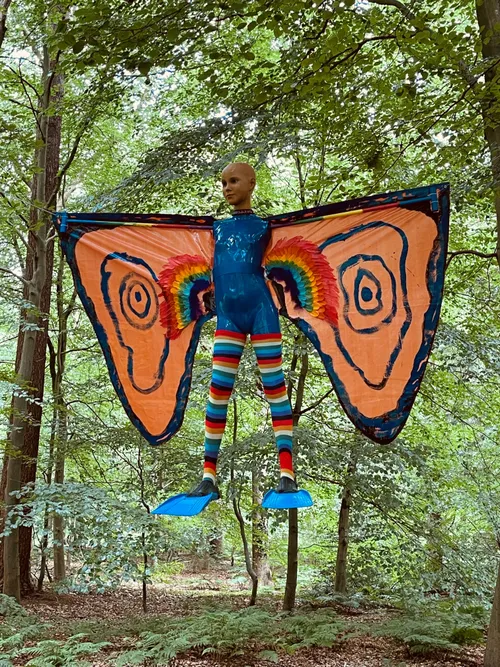 Hoogeveen Spaarbankbos Kunstwerk van Roekie Sheer Mahomed