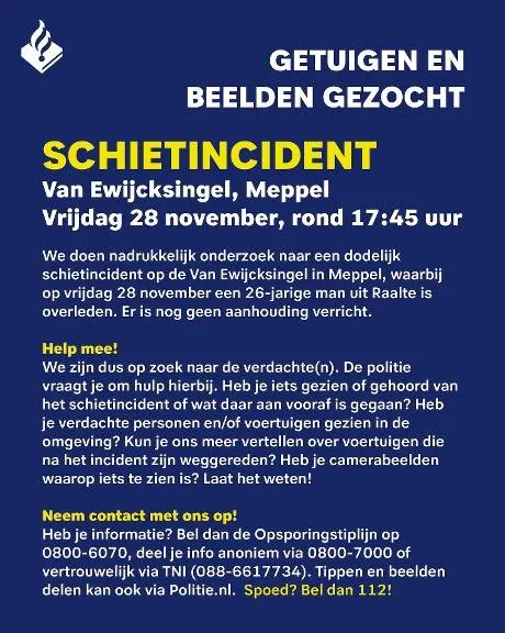 Meppel schietpartij politie2018imageset_genericlandscape
