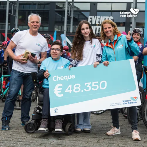 overhandiging cheque