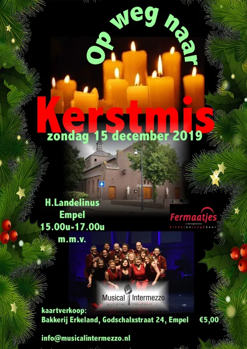 poster op weg naar kerst 2019