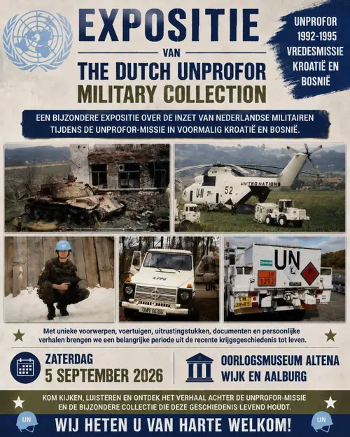 UNPROFOR-collectie komt met buitenexpositie naar Oorlogsmuseum Altena