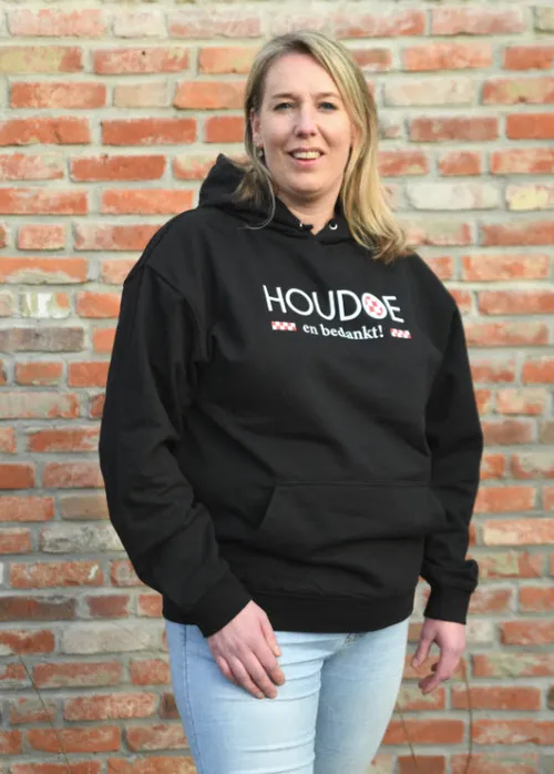 houdoe en bedankt hoodie