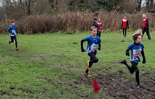 Jongens U14 in actie