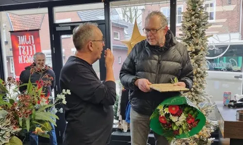 Een verraste Gert-Jan Vereggen