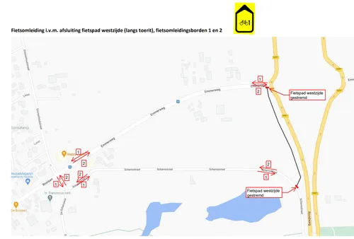 1 fietsomleiding emmerschans