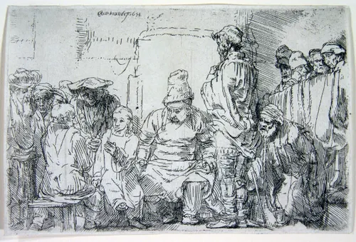 9 douwes rembrandt van rijn 064christ seated disputing with the doctors