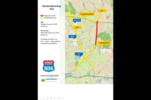omleidingsroute n34