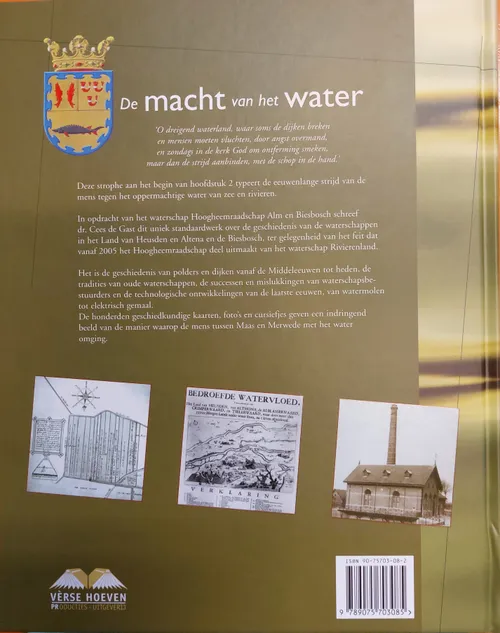 de macht van het water cover kaft achterkant
