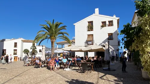 Gezellige terrasje in Altea op het Plaza de la Iglesia