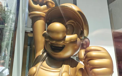 nintendo store gouden mario