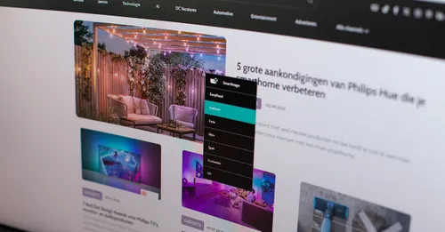 Menu van de Philips 34B2U3600C:00