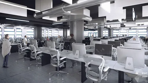 H\u00e9t klaslokaal.