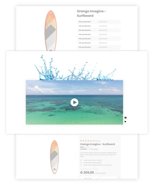 <i>Video is een belangrijke manier om bezoekers te overtuigen van jouw product</i>.