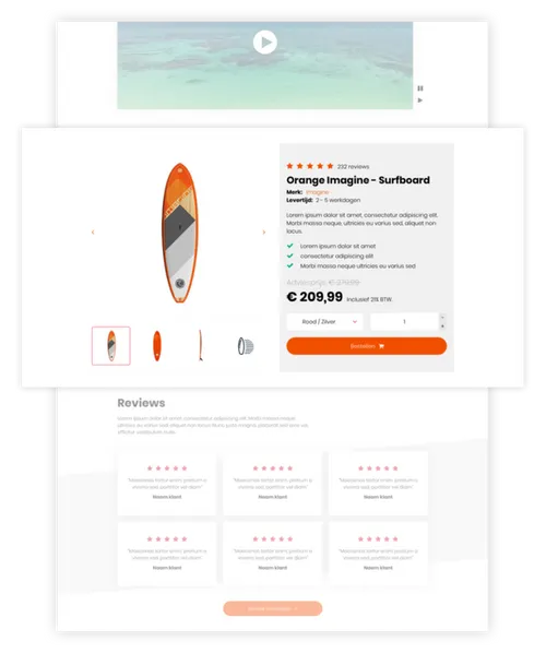 <i>Cre\u00eber de ultieme productbeleving met een one product webshop</i>.