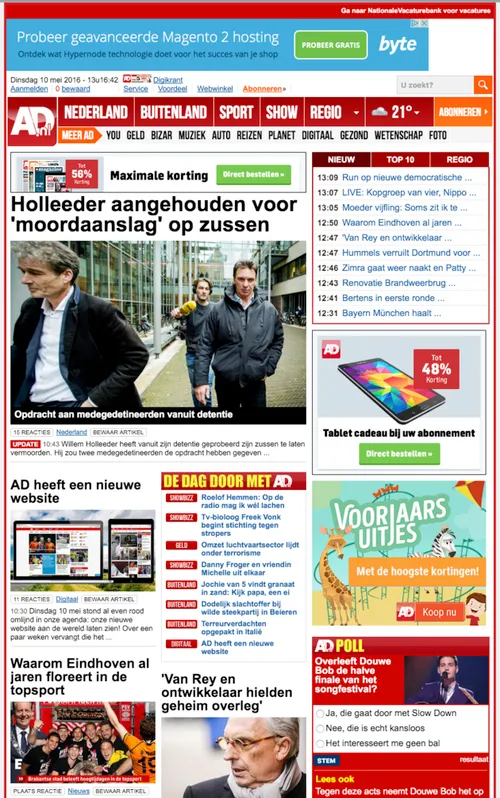 <em>De huidige verouderde site.<\/em>